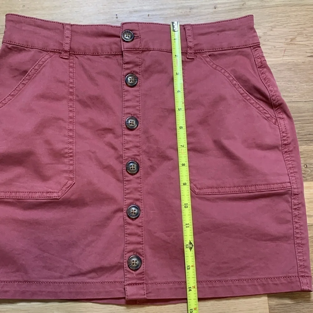 Garage Button Down Mauve Mini Skirt Women’s XS